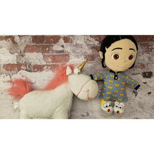 Light-Up Fluffy Unicorn Plush Toy Despicable Me 3 & Agnes Doll